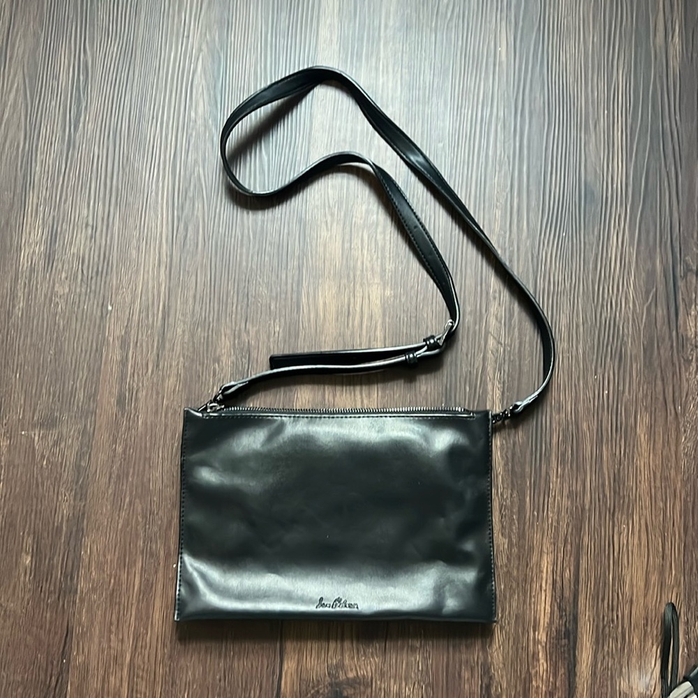 Sam Edelman black crossbody with removable/adjustable straps